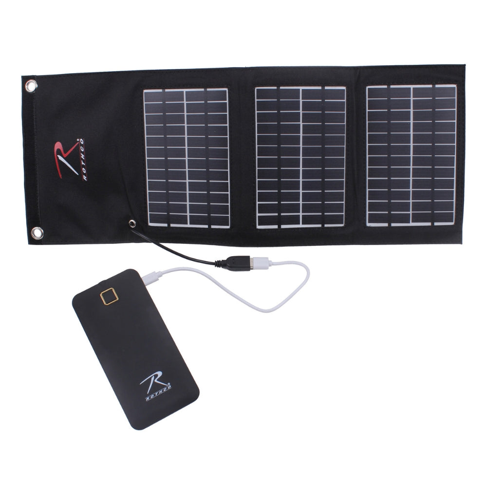 Rothco MOLLE Solar Panel With Power Bank 613902021174 - 2