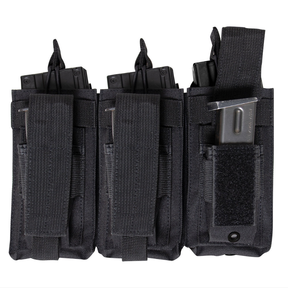 Rothco MOLLE Triple Kangaroo Rifle and Pistol Mag Pouch - 1