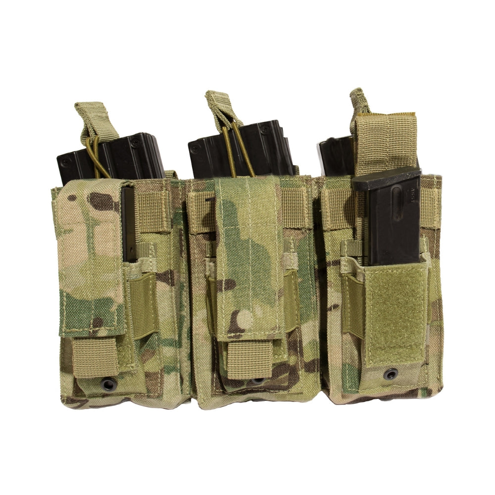 Rothco MOLLE Triple Kangaroo Rifle and Pistol Mag Pouch - 10