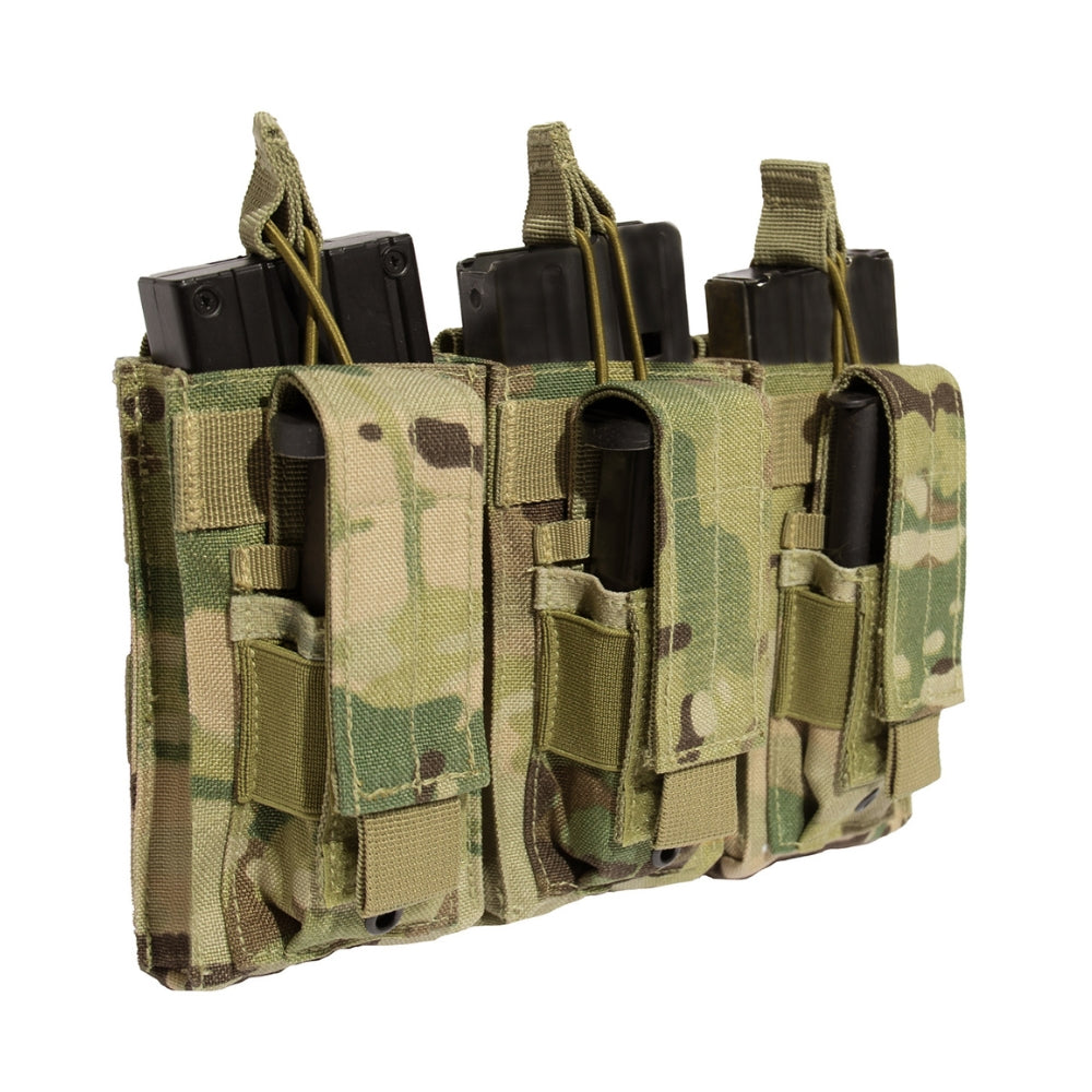 Rothco MOLLE Triple Kangaroo Rifle and Pistol Mag Pouch - 13