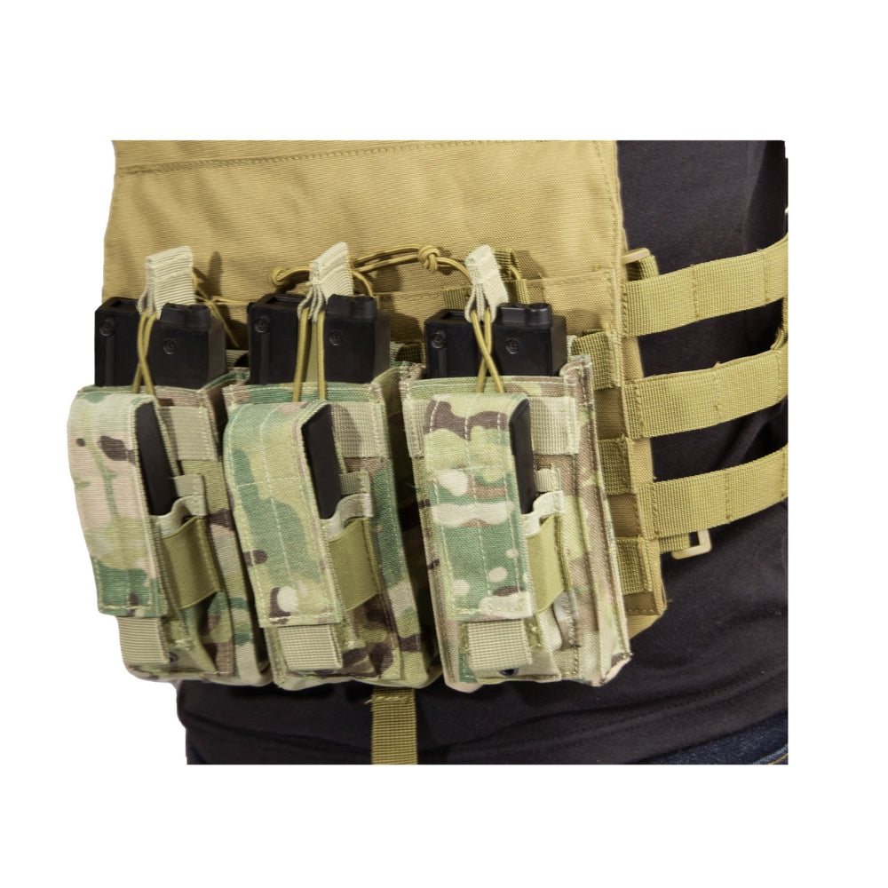 Rothco MOLLE Triple Kangaroo Rifle and Pistol Mag Pouch - 14