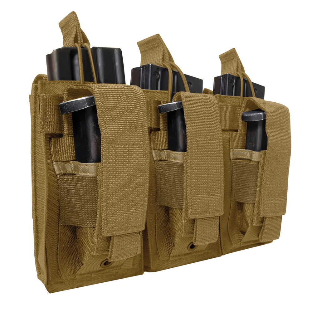 Rothco MOLLE Triple Kangaroo Rifle and Pistol Mag Pouch - 9