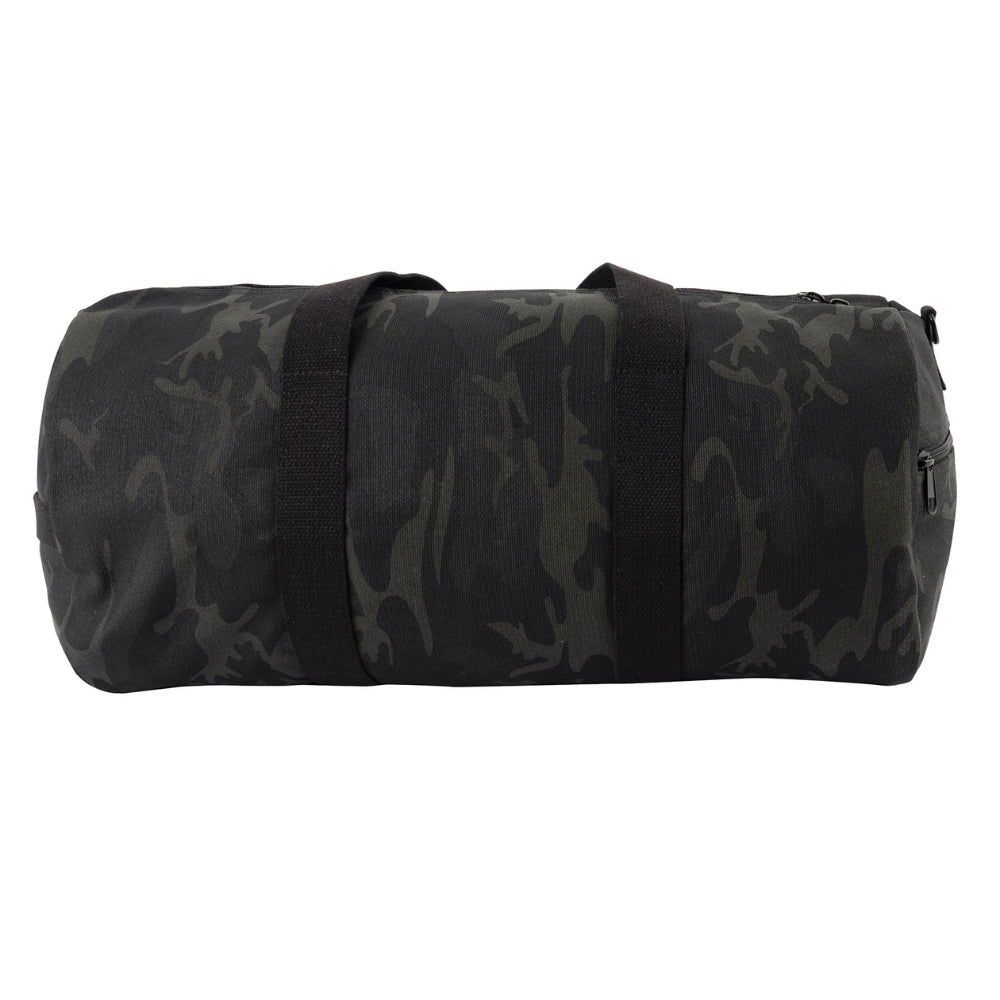 Rothco Midnight Camo Canvas Shoulder Duffle Bag | All Security Equipment - 7