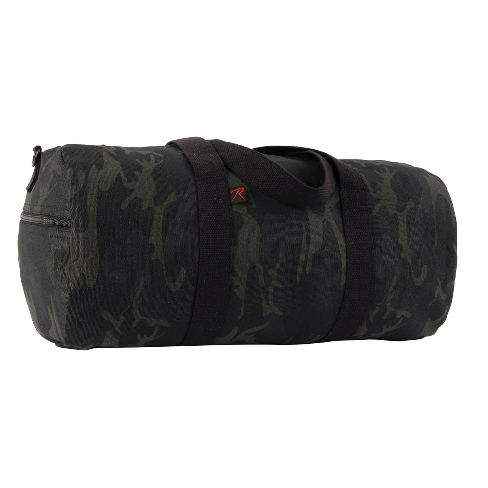 Rothco Midnight Camo Canvas Shoulder Duffle Bag | All Security Equipment - 8