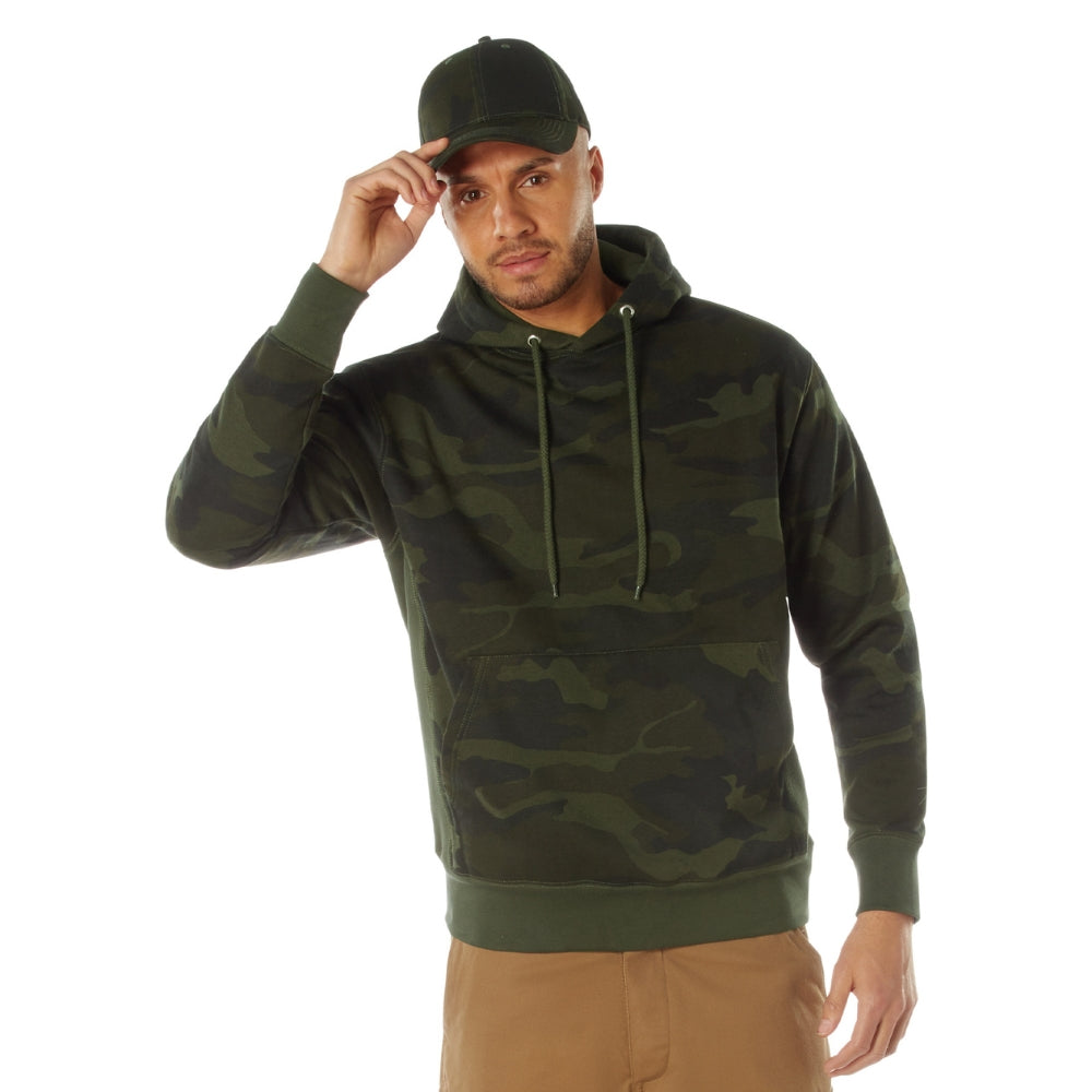 Rothco Midnight Camo Everyday Hoodie (Midnight Woodland Camo) - 5