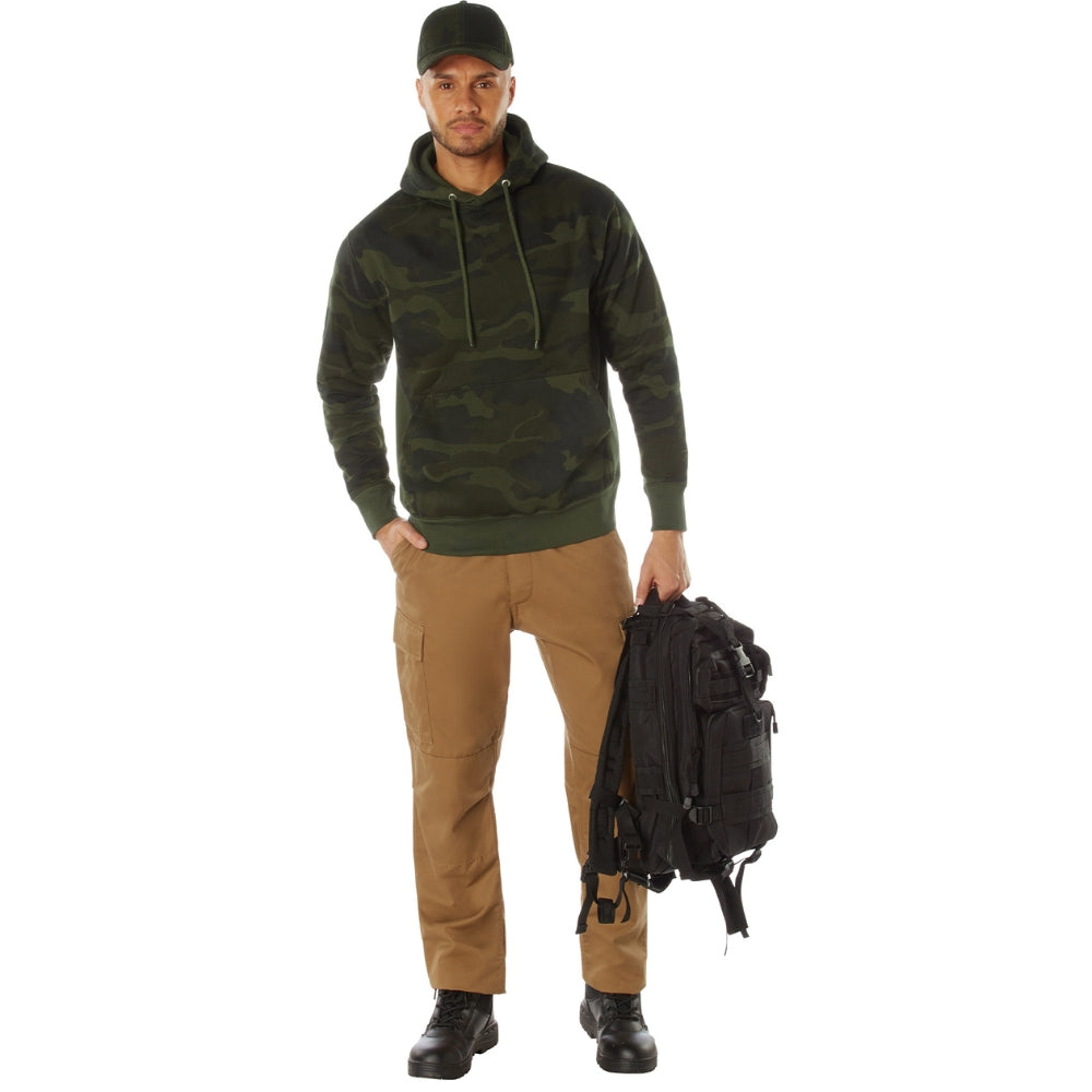 Rothco Midnight Camo Everyday Hoodie (Midnight Woodland Camo) - 6