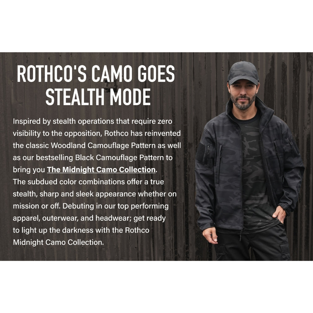 Rothco Midnight Camo M-65 Field Jacket (Midnight Black Camo) - 7