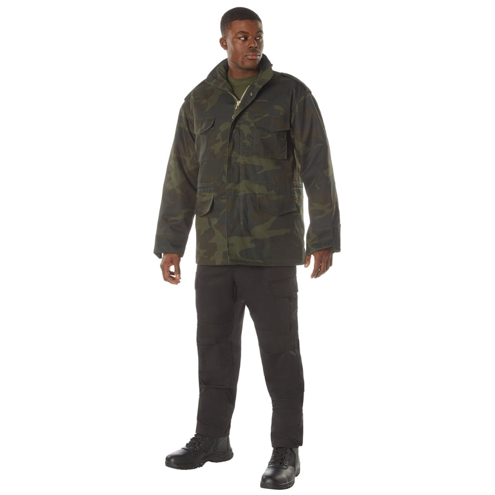 Rothco Midnight Camo M-65 Field Jacket (Midnight Woodland Camo) - 3