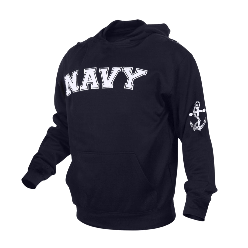 Rothco Military Embroidered Pullover Hoodies (Navy)