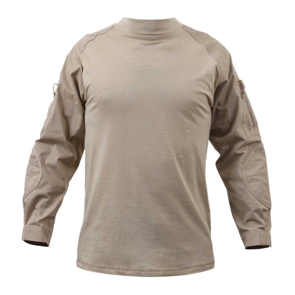 Rothco Military NYCO FR Fire Retardant Combat Shirt (Desert Sand) - 1