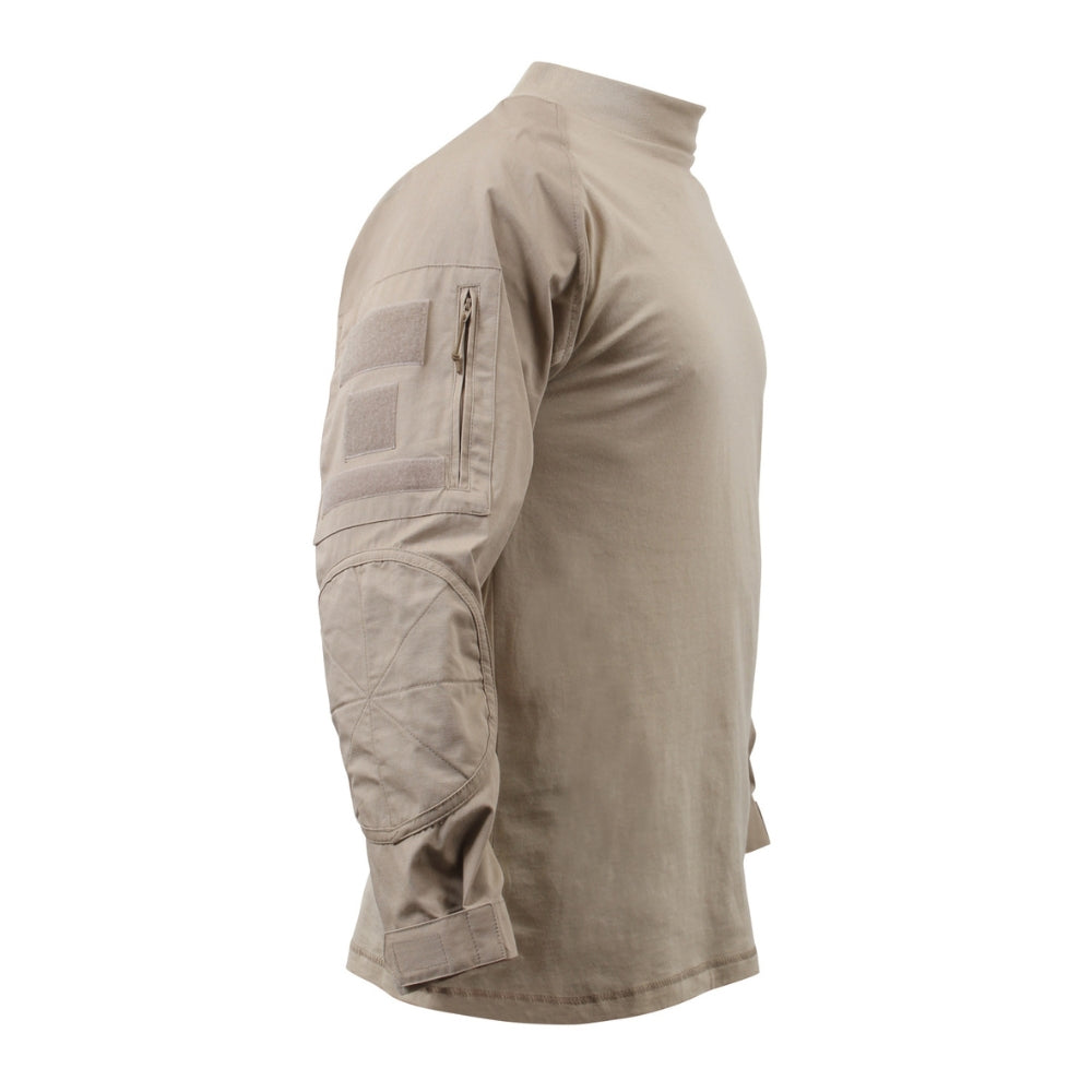 Rothco Military NYCO FR Fire Retardant Combat Shirt (Desert Sand) - 3