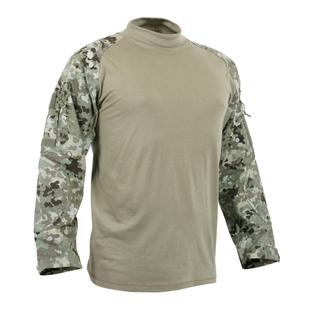 Rothco Military NYCO FR Fire Retardant Combat Shirt (Total Terrain Camo) - 2