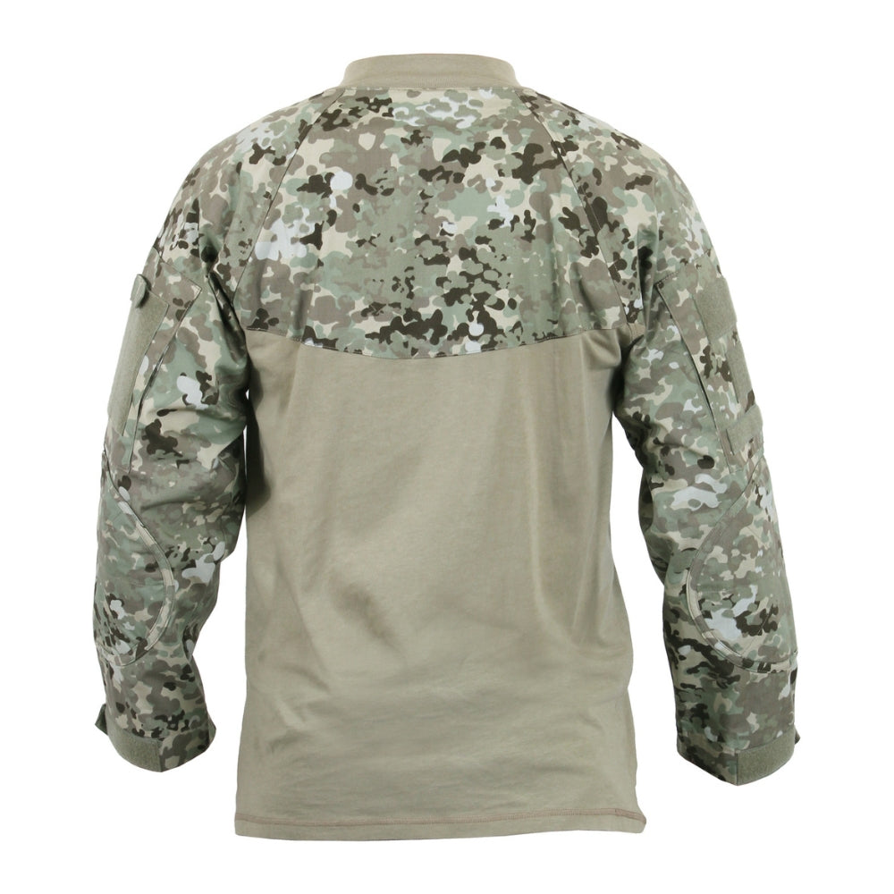Rothco Military NYCO FR Fire Retardant Combat Shirt (Total Terrain Camo) - 3