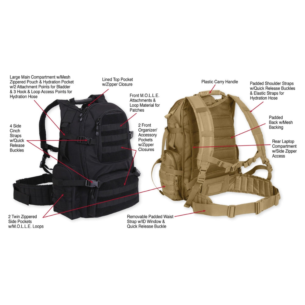 Rothco Multi-Chamber MOLLE Assault Pack