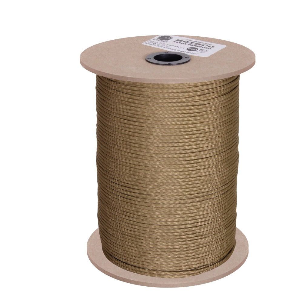 Rothco Nylon Paracord 550Lb 1000 Foot Spool | All Security Equipment - 1