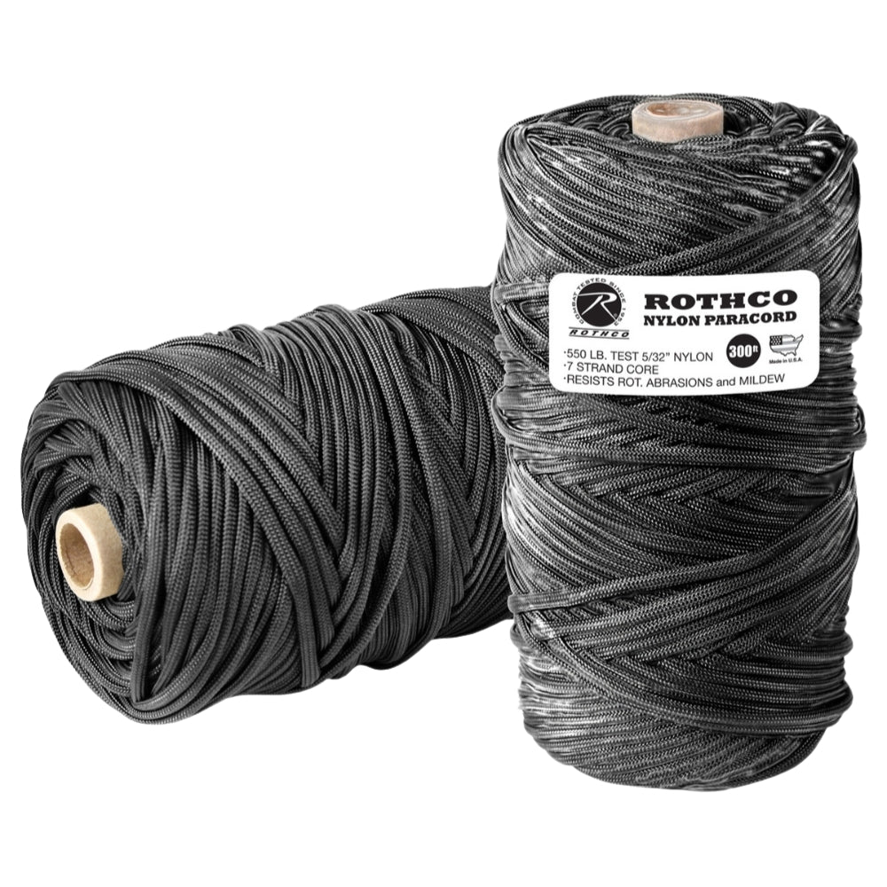 Rothco Nylon Paracord 550lb 300 Ft. Tube | All Security Equipment  - 1