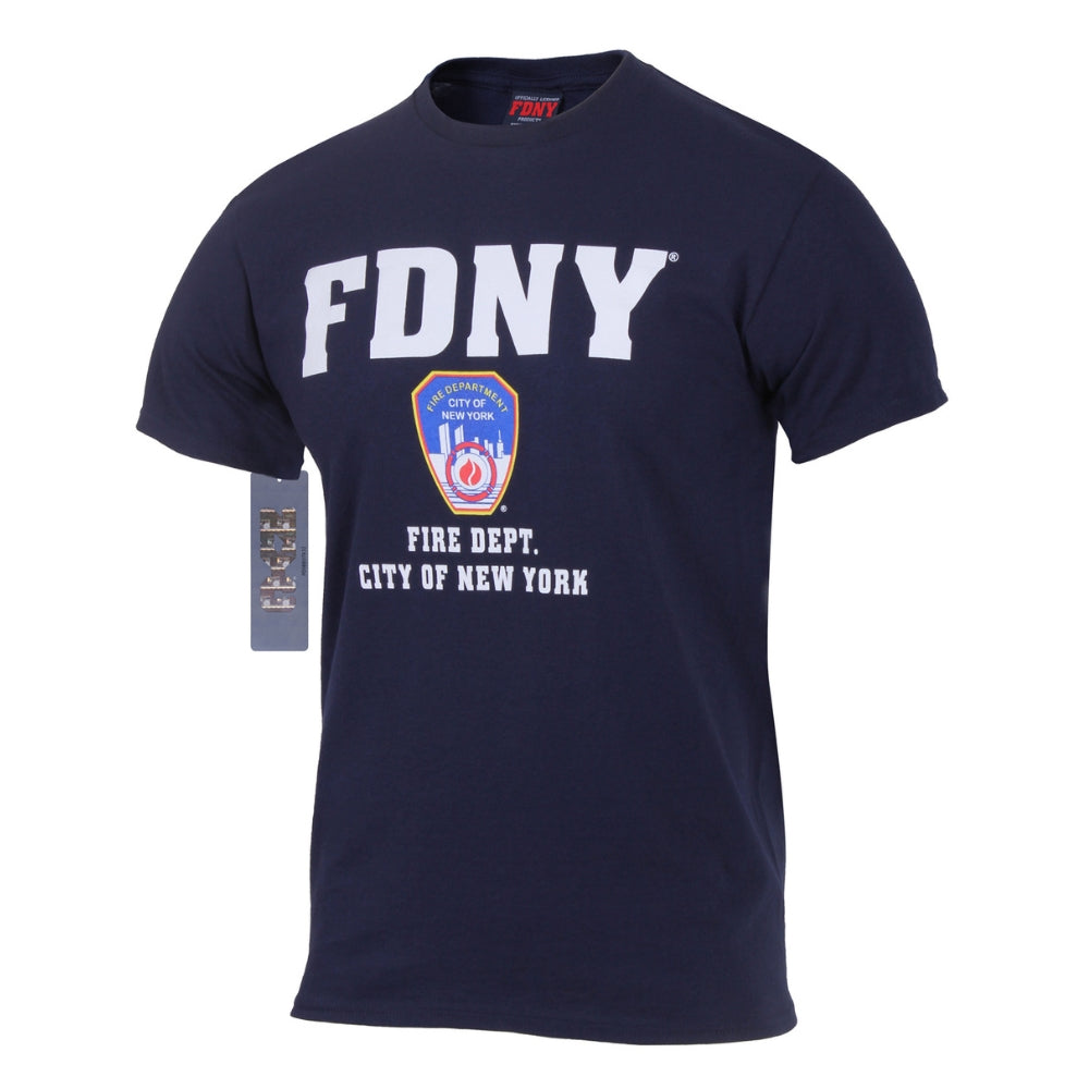 Rothco Officially Licensed FDNY T-shirt (Navy Blue) - 2