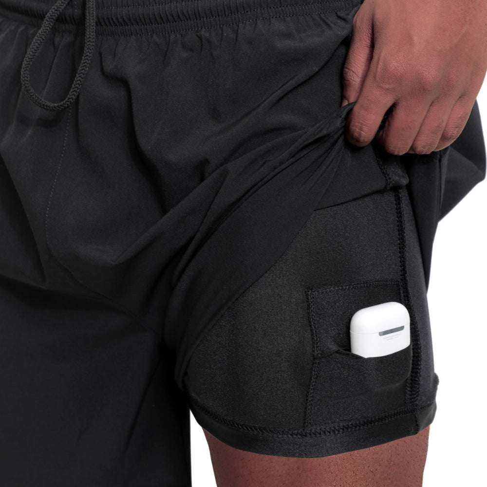 Rothco Physical Training PT Shorts (Black) | All Security Equipment - 5