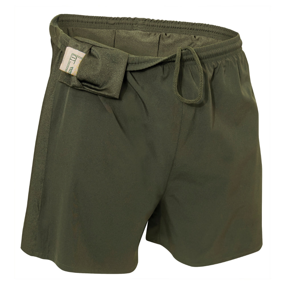 Rothco Physical Training PT Shorts (Olive Drab) - 3