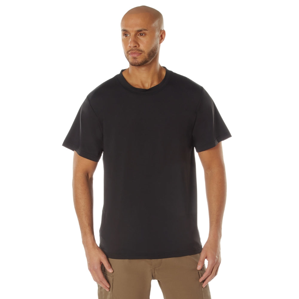 Rothco Physical Training T-Shirt - Black | All Security Equipment - 1