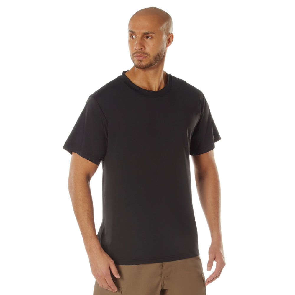 Rothco Physical Training T-Shirt - Black | All Security Equipment - 2