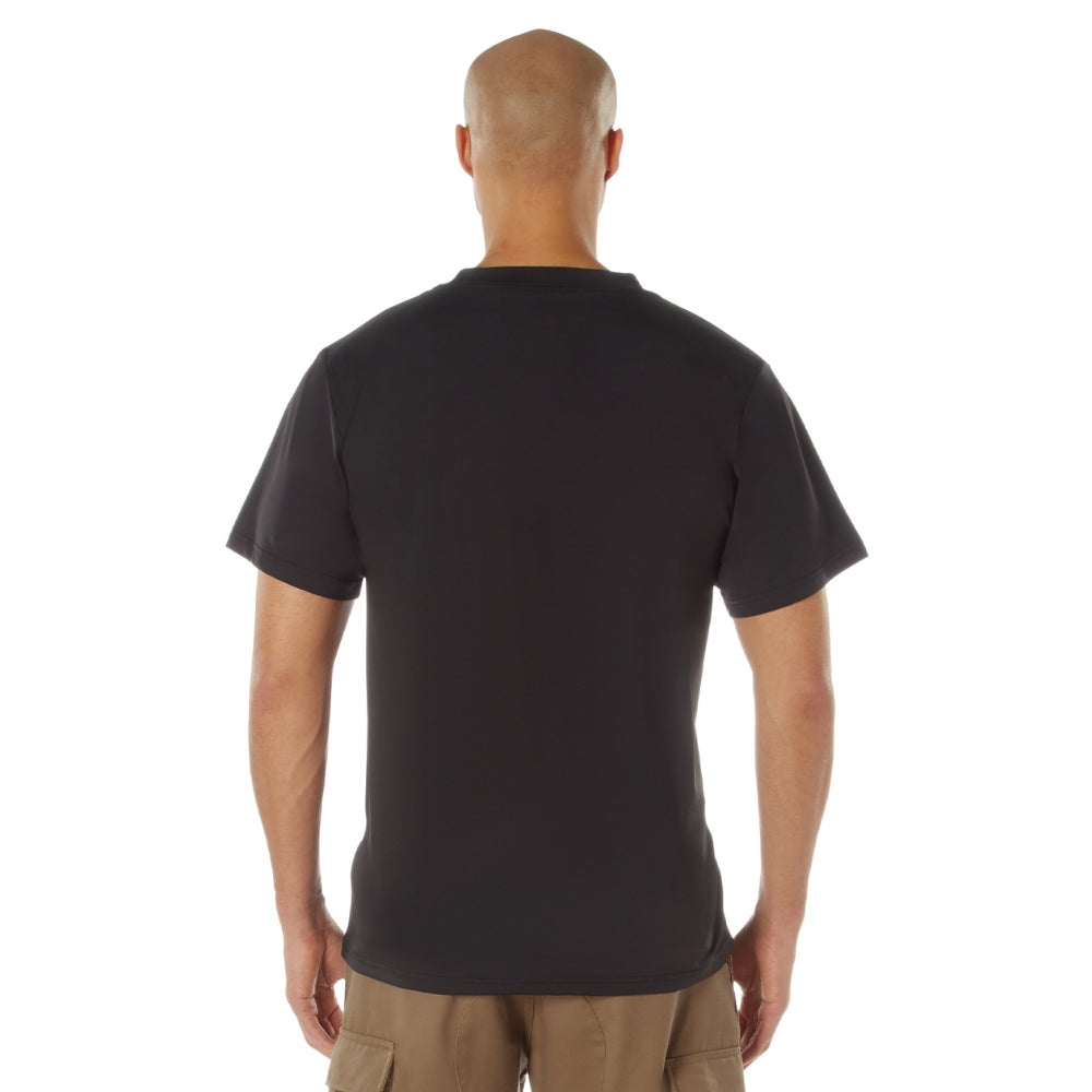 Rothco Physical Training T-Shirt - Black | All Security Equipment - 3