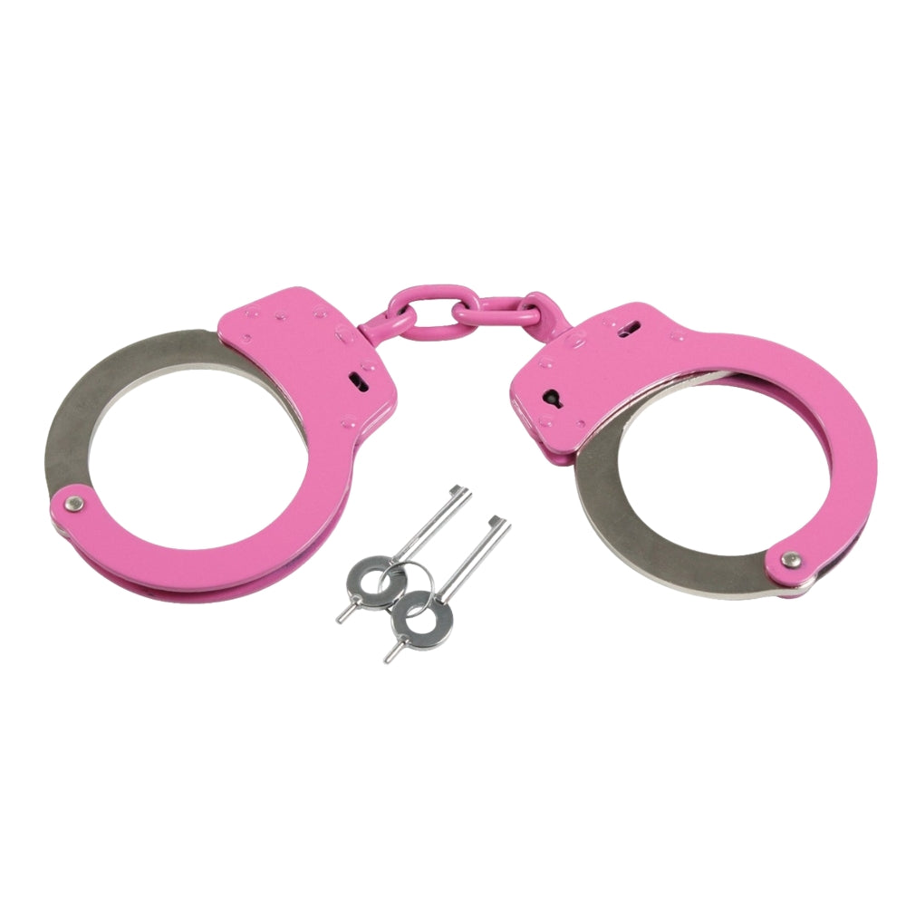 Rothco Pink Handcuffs With Belt Loop Pouch 613902108875
