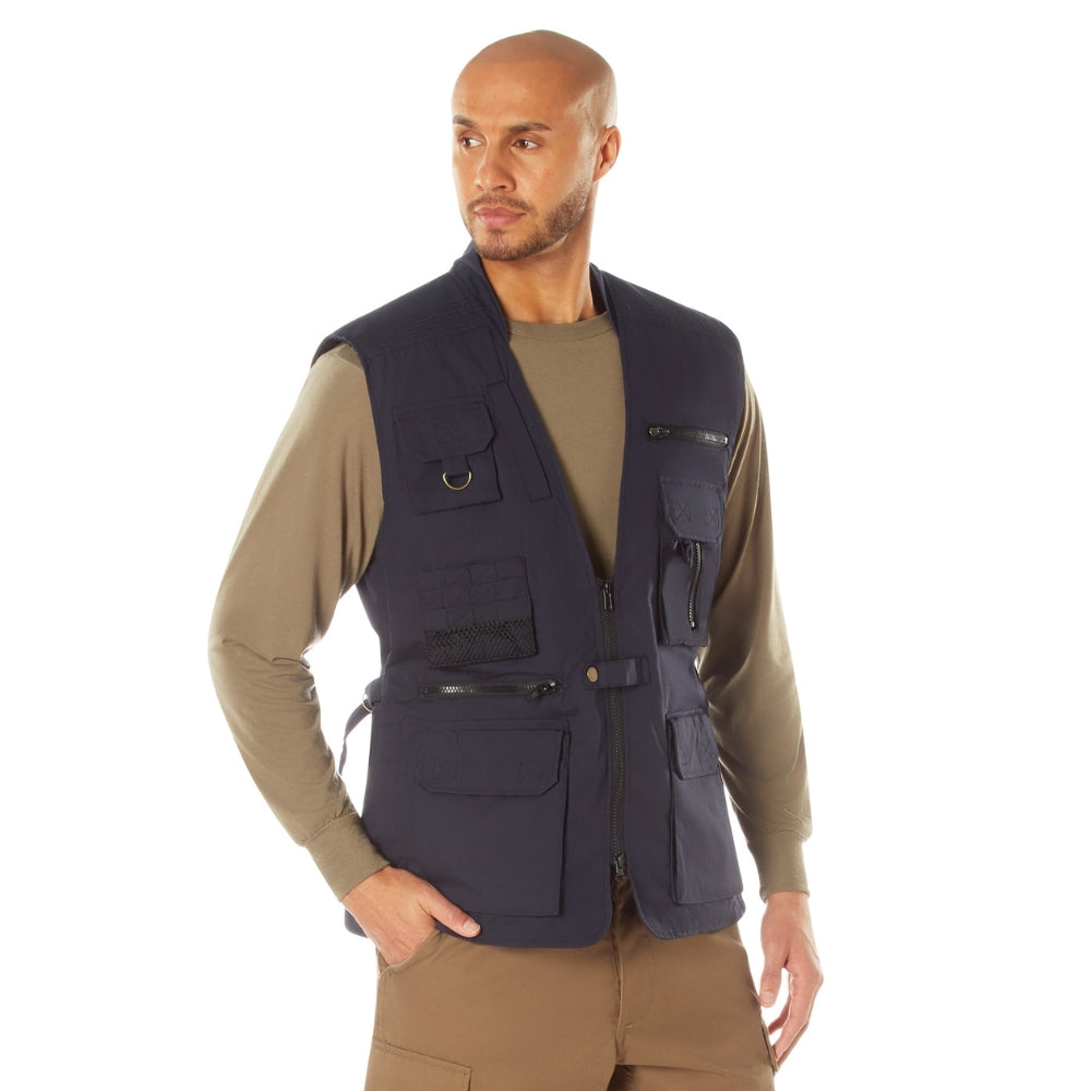 Rothco Plainclothes Concealed Carry Vest (Midnight Navy Blue) - 1