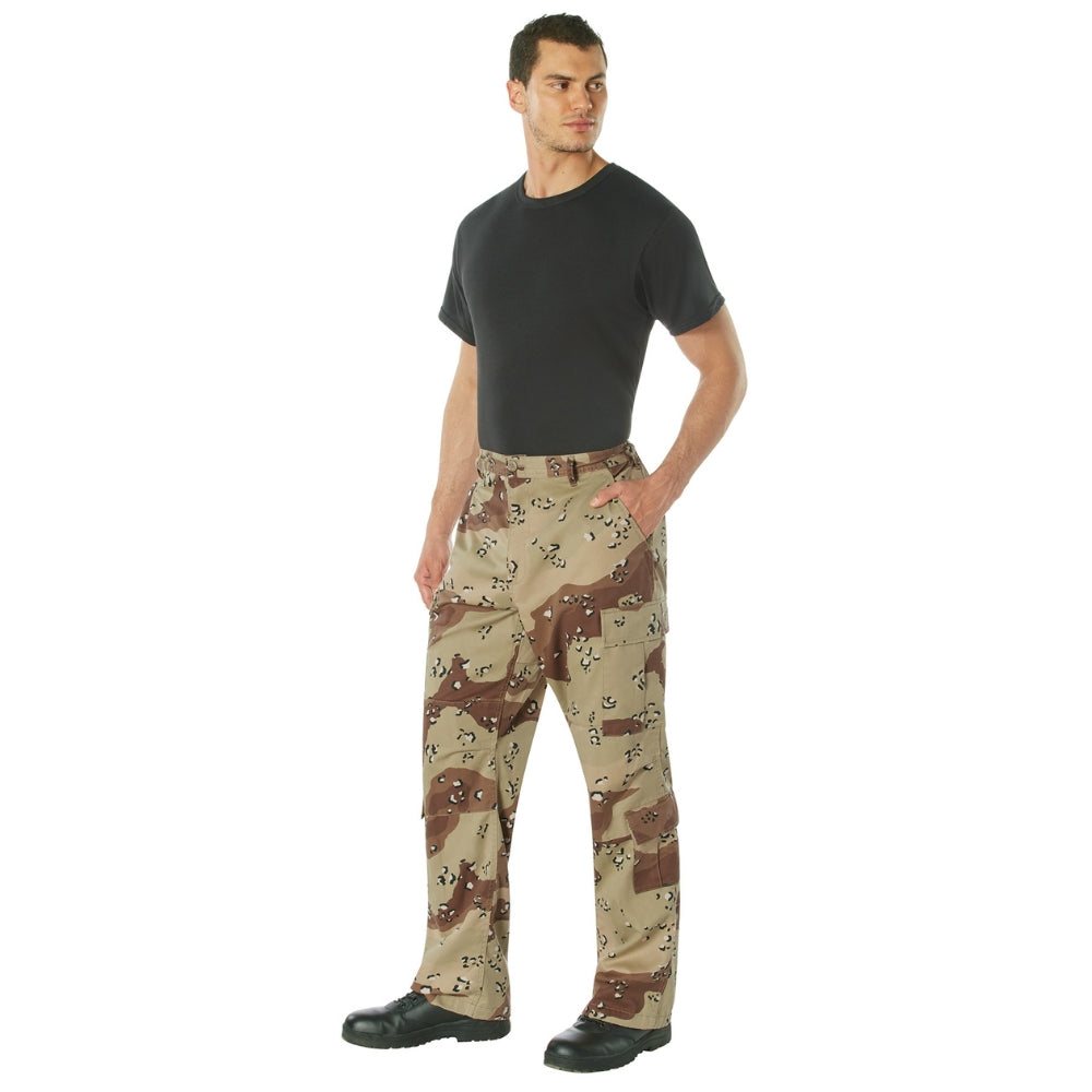 Rothco Relaxed Fit Zipper Fly BDU Pants (6-Color Desert Camo) - 5