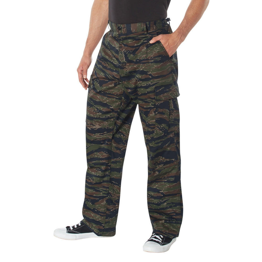 Rothco Relaxed Fit Zipper Fly BDU Pants (Tiger Stripe Camo)