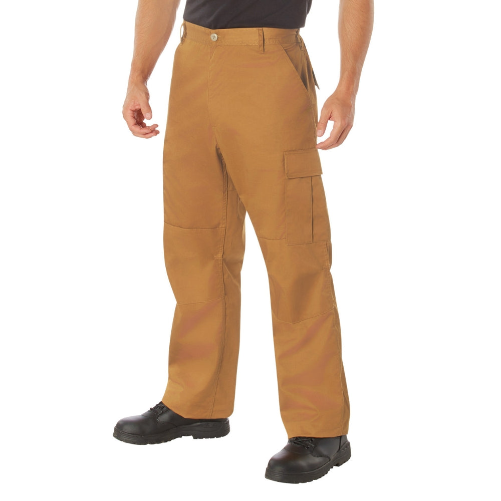 Rothco Relaxed Fit Zipper Fly BDU Pants (Work Brown) - 2