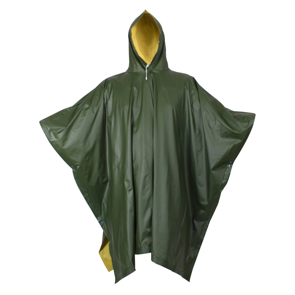 Rothco Reversible Rubberized Poncho 613902362406 - 1