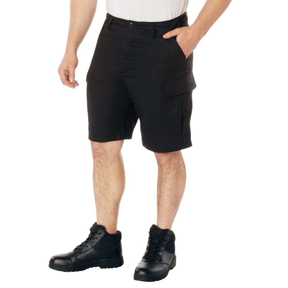 Rothco Rip-Stop BDU Shorts (Black) | All Security Equipment - 2