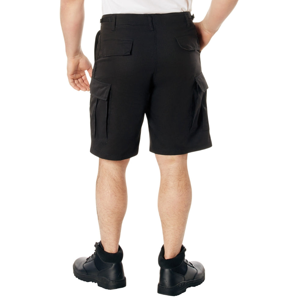 Rothco Rip-Stop BDU Shorts (Black) | All Security Equipment - 3