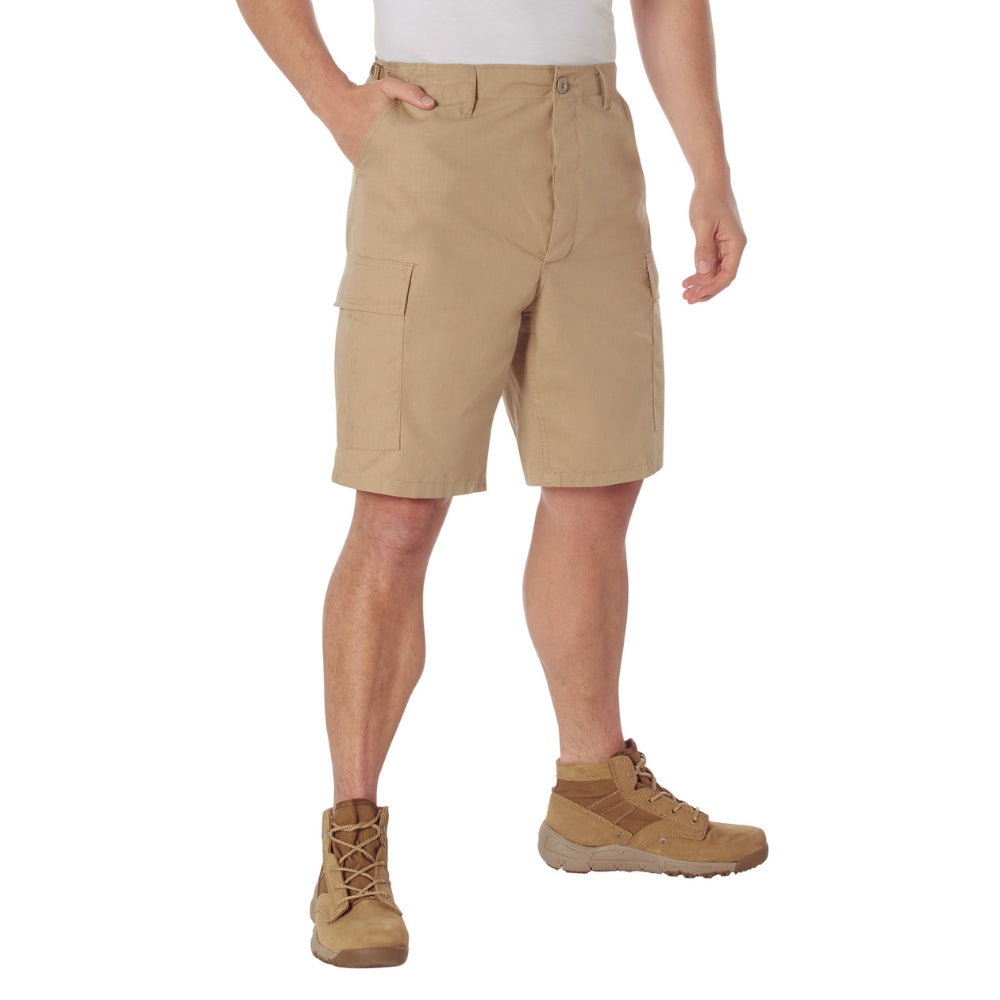 Rothco Rip-Stop BDU Shorts (Khaki) | All Security Equipment - 1