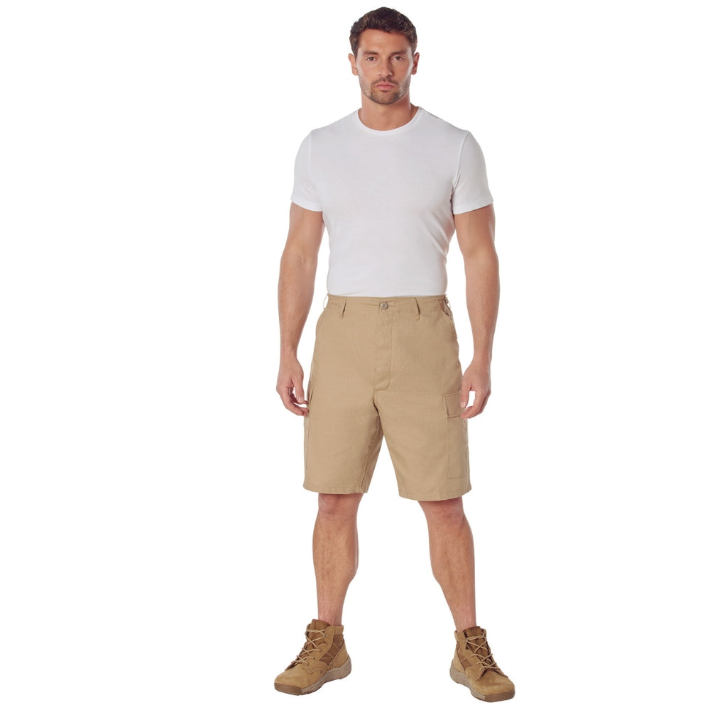 Rothco Rip-Stop BDU Shorts (Khaki) | All Security Equipment - 4