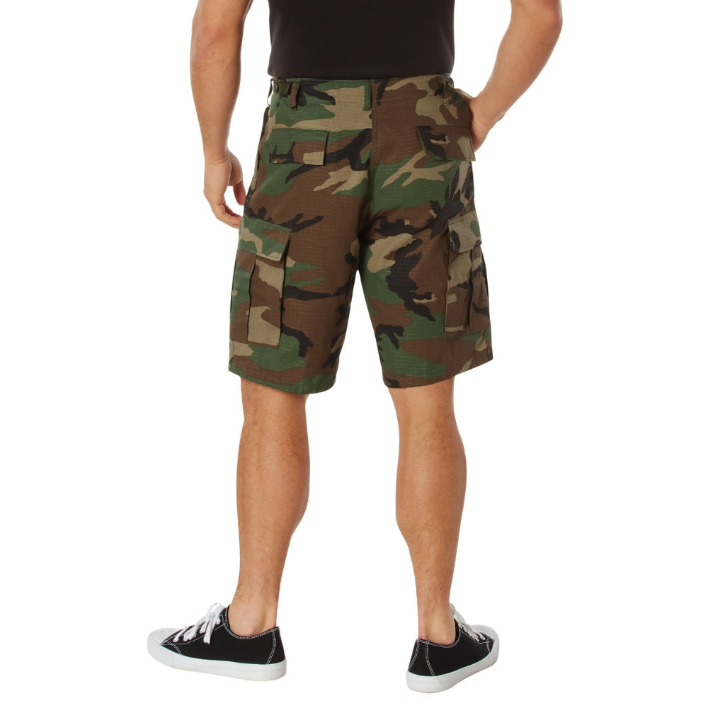 Rothco Rip-Stop BDU Shorts (Woodland Camo) | All Security Equipment - 3