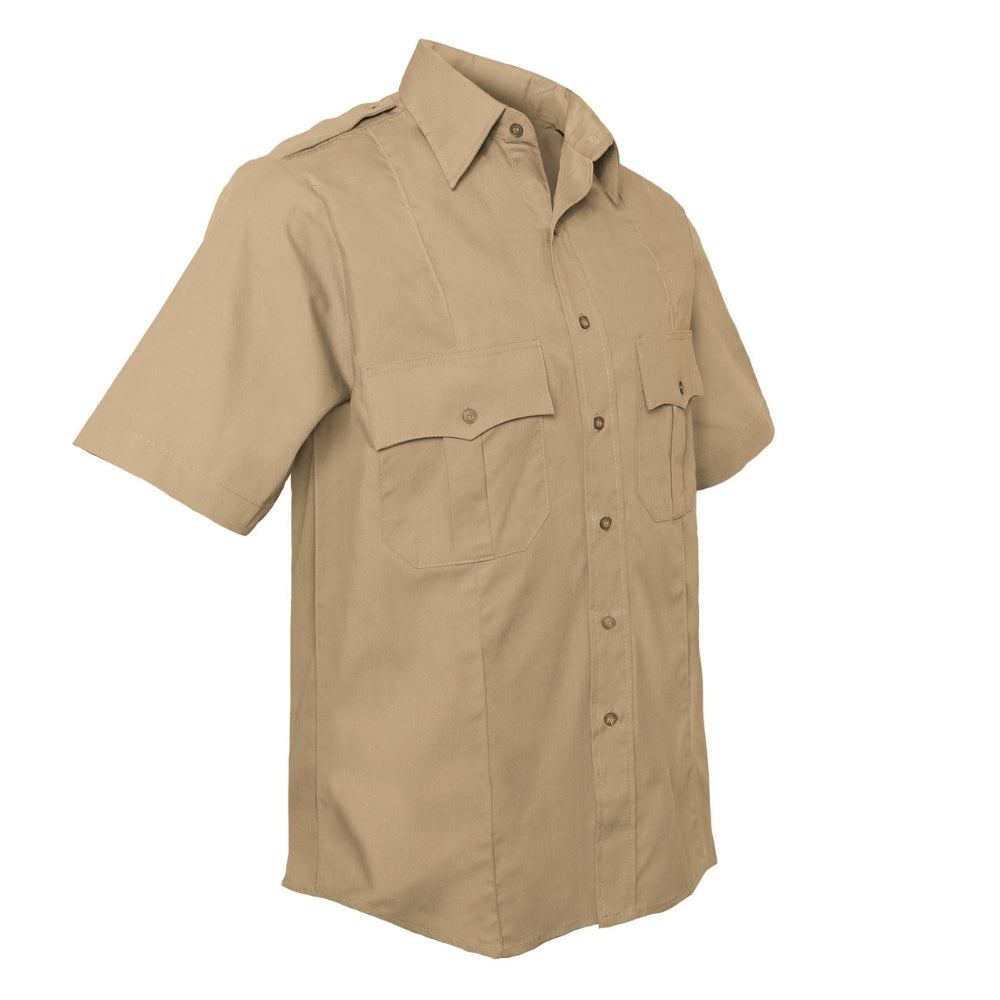 Rothco Short Sleeve Uniform Shirt (Khaki) | All Security Equipment - 2