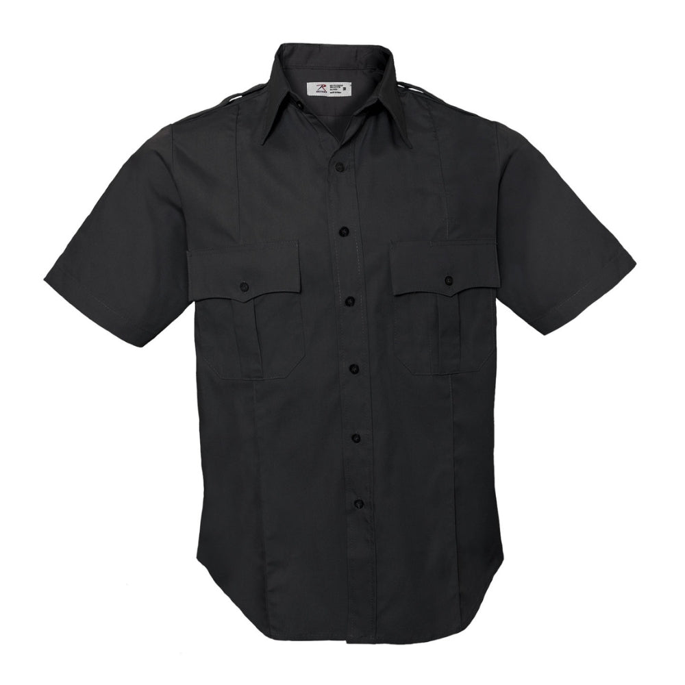 Rothco Short Sleeve Uniform Shirt (Midnight Navy Blue) - 1