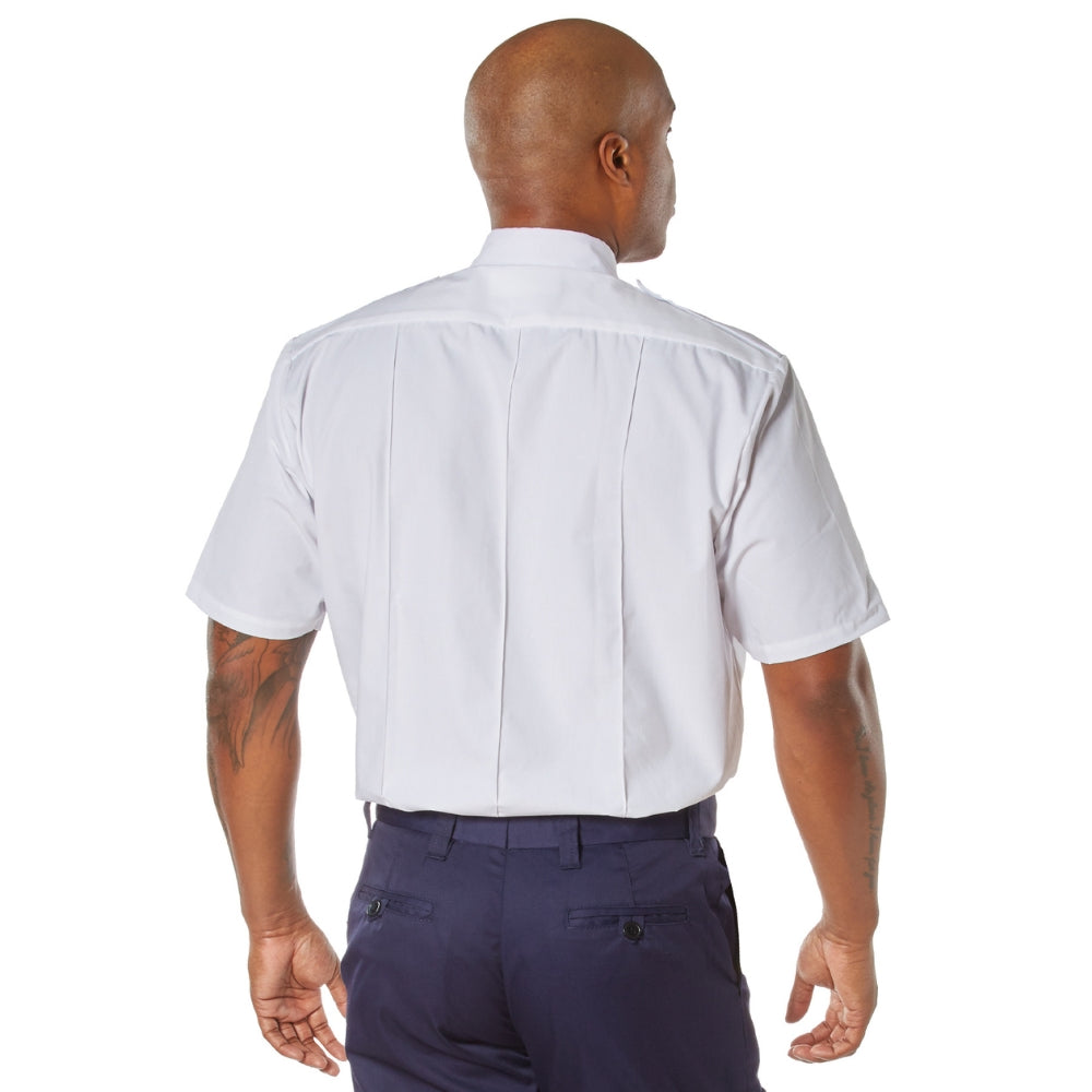Rothco Short Sleeve Uniform Shirt (White) | All Security Equipment - 5