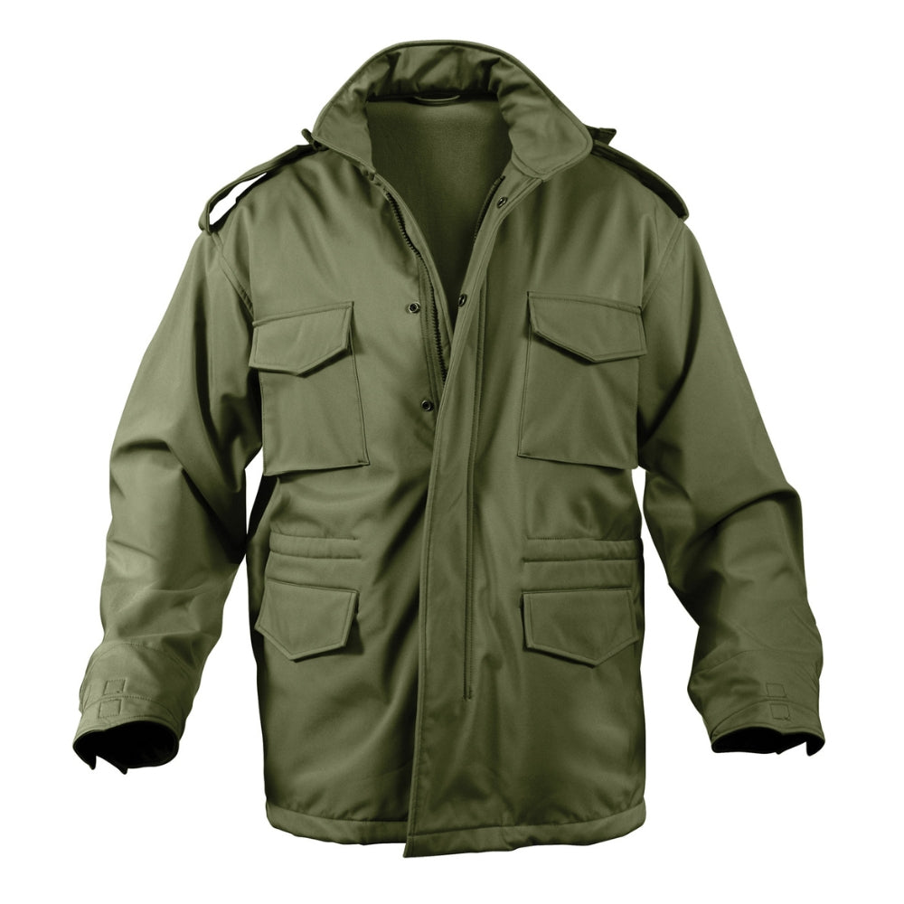 Rothco Soft Shell Tactical M-65 Field Jacket (Olive Drab) - 1
