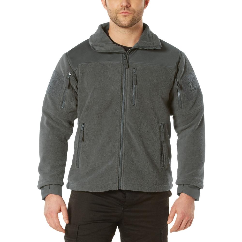 Rothco Spec Ops Tactical Fleece Jacket (Charcoal Grey) - 1