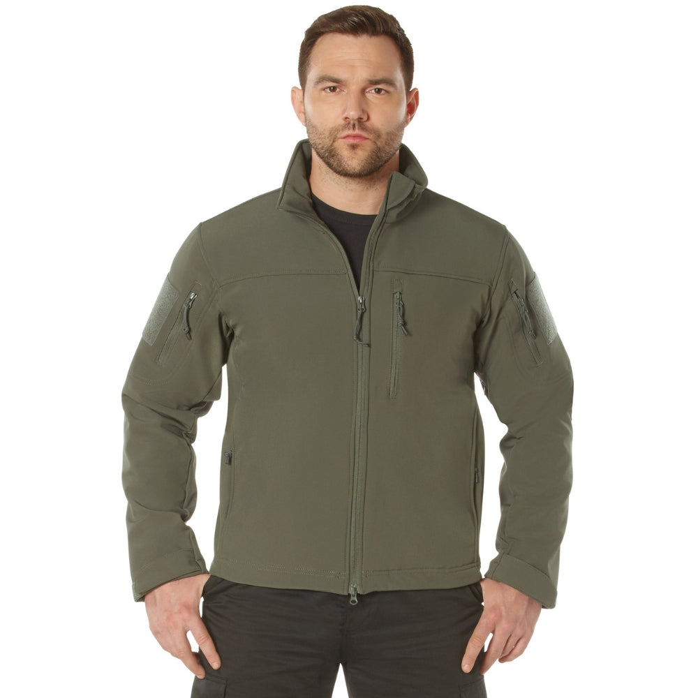 Rothco Stealth Ops Soft Shell Tactical Jacket (Olive Drab) - 1