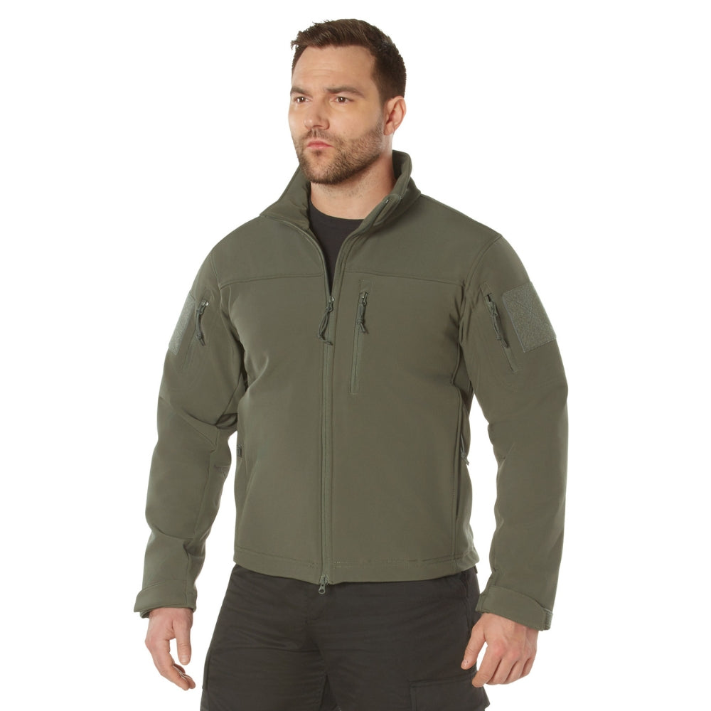 Rothco Stealth Ops Soft Shell Tactical Jacket (Olive Drab) - 2