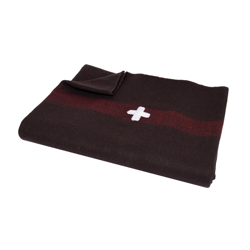 Rothco Swiss Army Wool Blanket With Cross 613902005501 - 1