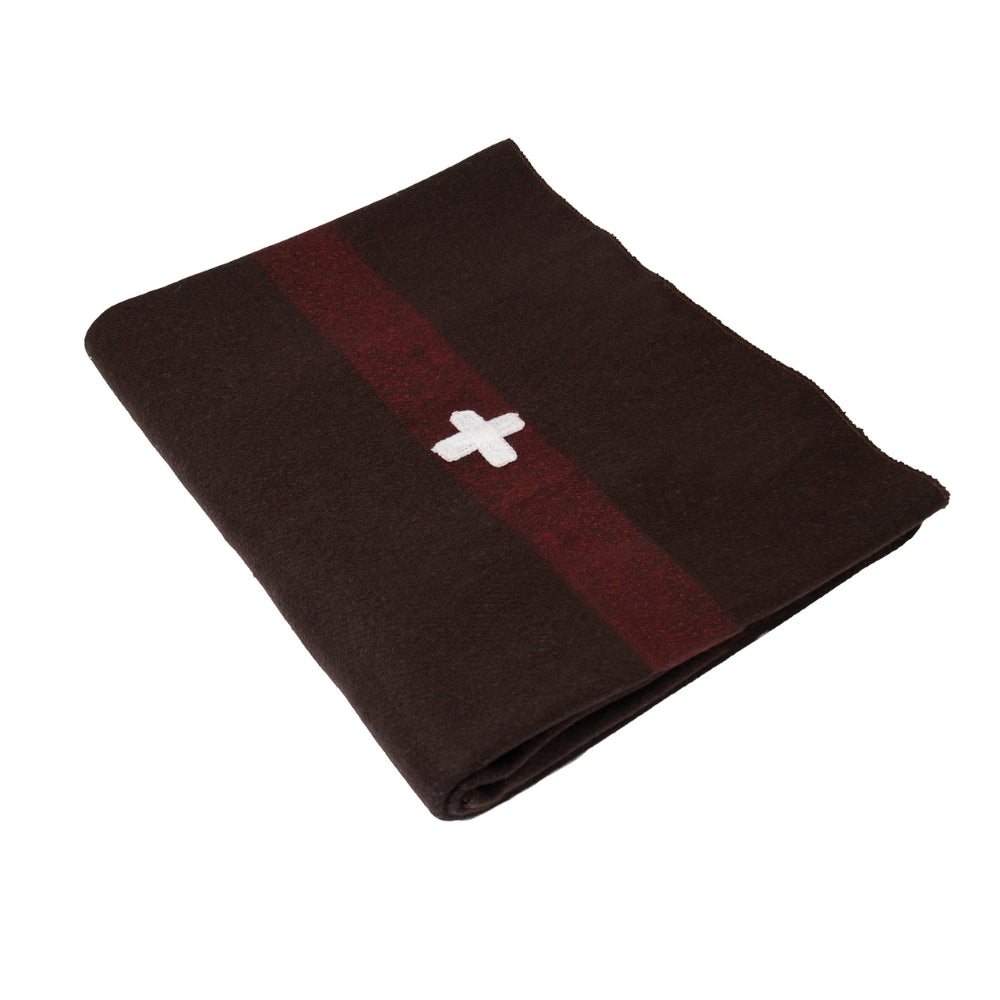 Rothco Swiss Army Wool Blanket With Cross 613902005501 - 2