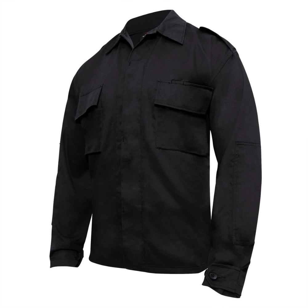 Rothco Tactical 2 Pocket BDU (Battle Dress Uniform) Shirt (Black) - 2