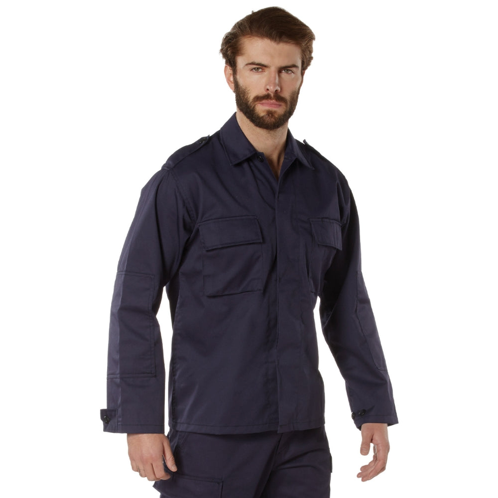 Rothco Tactical 2 Pocket BDU (Battle Dress Uniform) Shirt (Navy Blue)