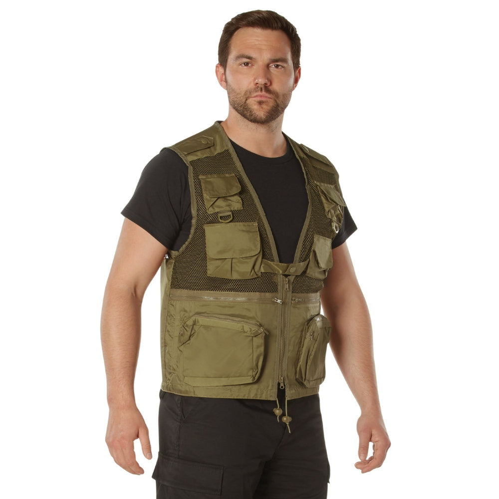 Rothco Tactical Recon Vest (Coyote Brown) | All Security Equipment - 1