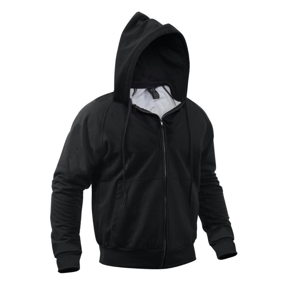 Rothco Thermal Lined Hooded Sweatshirt (Black)